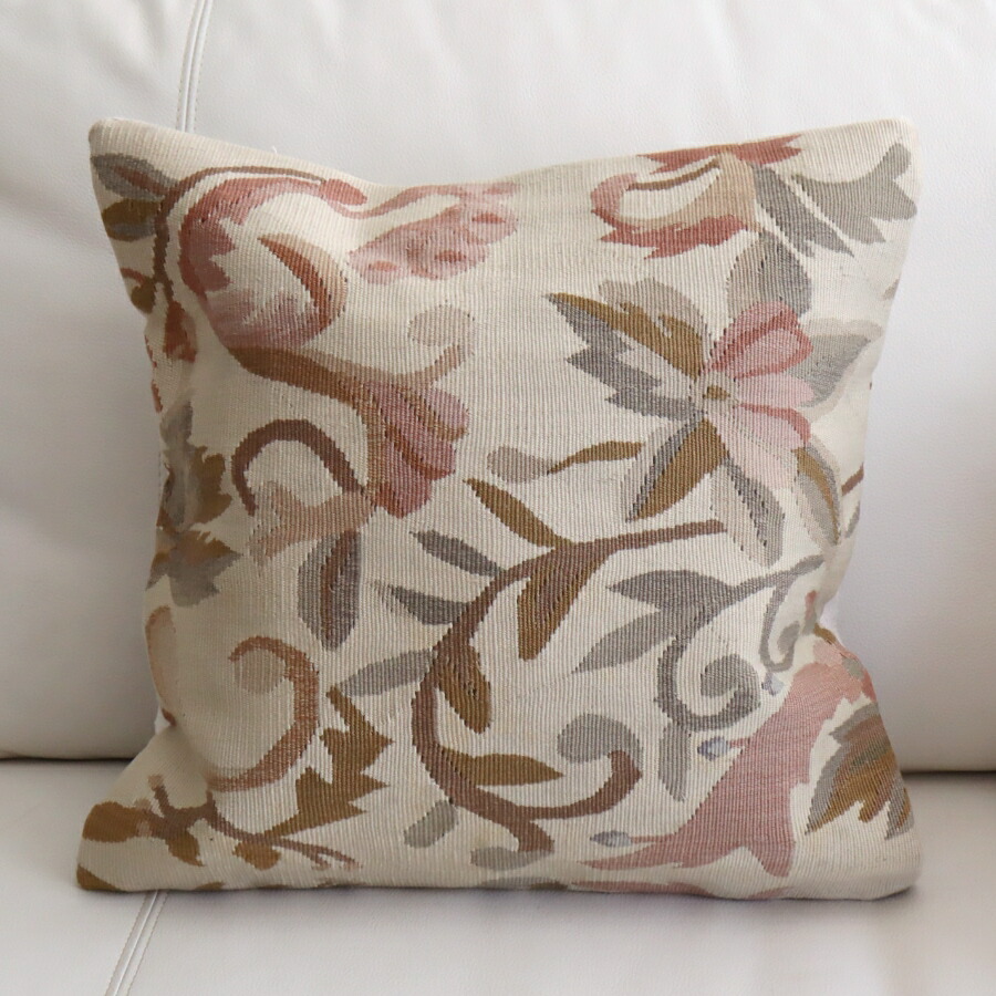 オールドキリムクッションカバー 46cm×42cm No.409 オールドキリムクッションカバー 46cm×42cm No.409