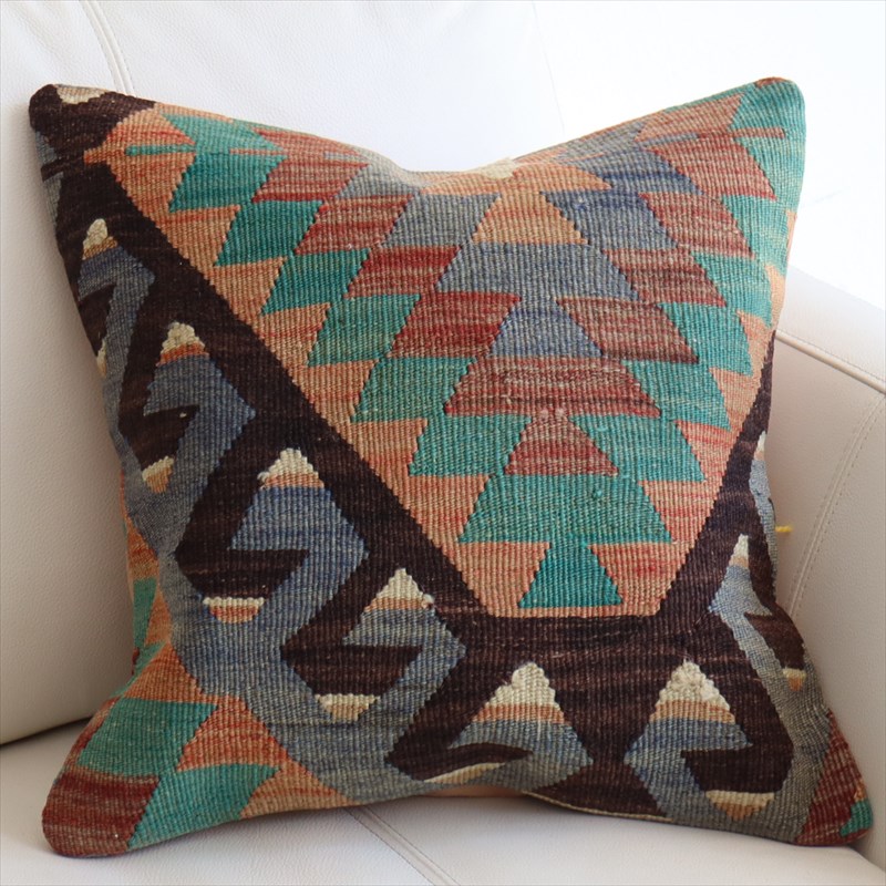 キリムクッション40×40cm オールドキリム クッションカバー40×40生命力 | オリエンタル