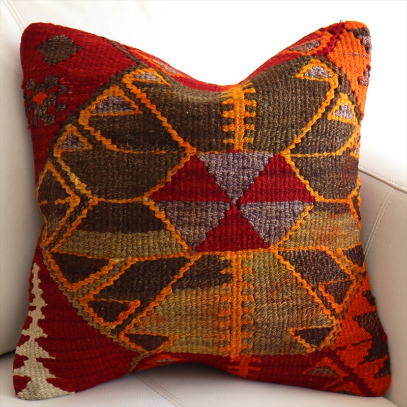 楽天市場】オールドキリム クッションカバー3枚セット 40角 2個 60角 1