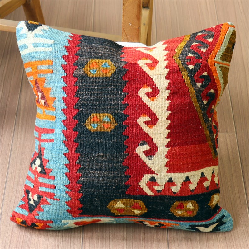 【15%OFFクーポン対象】オールドキリム クッションカバー 41×40cm シワス・シャルキュスラ Old Kilim Cushion 6,188円