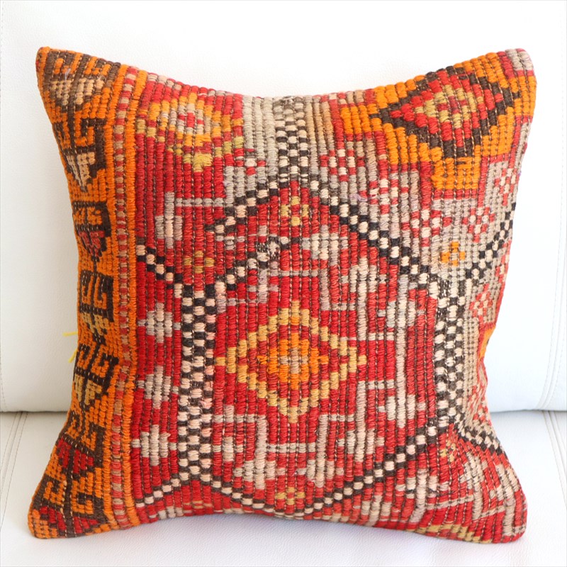 楽天市場】オールドキリム クッションカバー3枚セット 40角 2個 60角 1