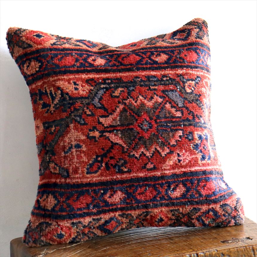 楽天市場】【15%OFFクーポン対象】ヴィンテージラグクッションカバー