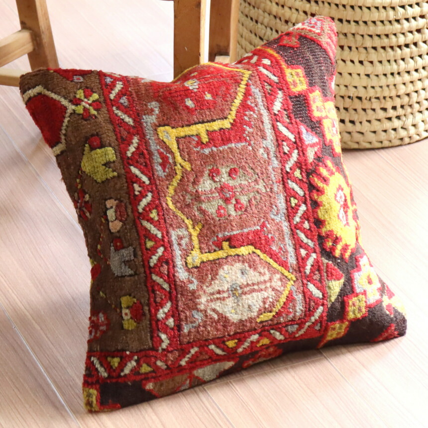 楽天市場】ギャッベクッションカバー40cmサイズ/イラン製手織り
