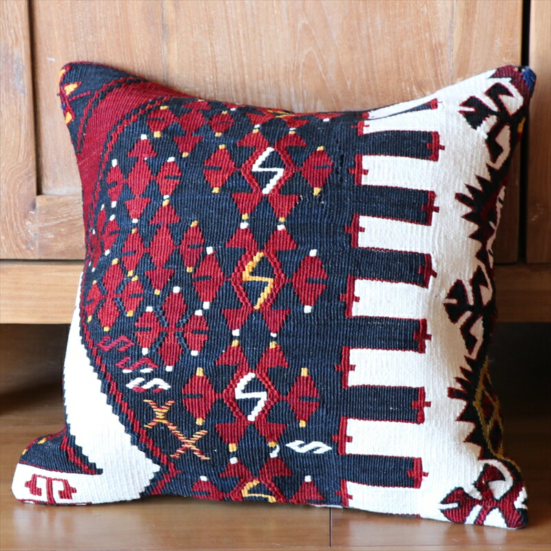 ヴィンテージ　キリム　クッションカバー　2枚セット 楽天市場】オールドキリム クッションカバー3枚セット 40角 2個 60角 1