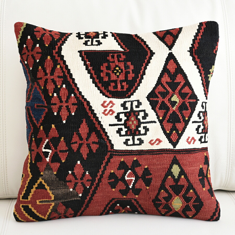 楽天市場】オールドキリム クッションカバー3枚セット 40角 2個 60角 1