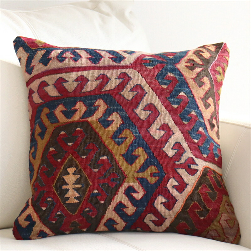 楽天市場】オールドキリム クッションカバー 40×40cm 3枚セット