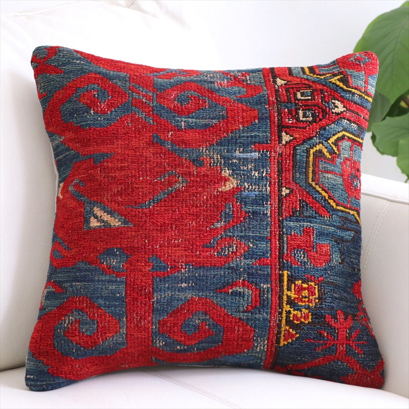 楽天市場】キリムクッションカバー 60cm オールドキリム59×58cm