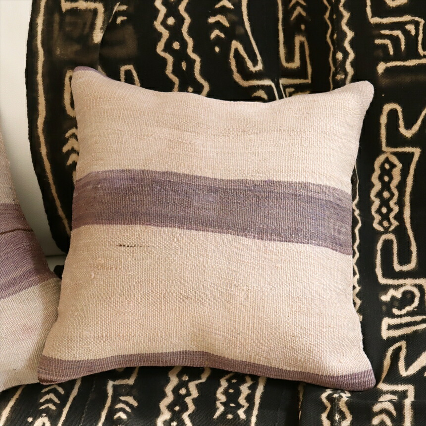 楽天市場】オールドキリム クッションカバー3枚セット 40角 2個