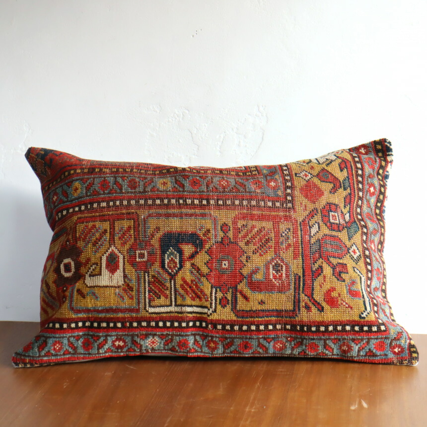 楽天市場】【15%OFFクーポン対象】ヴィンテージラグ クッションカバー