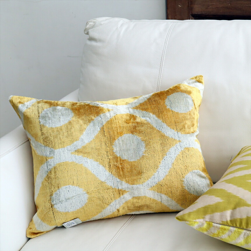 楽天市場】アトラス(イカット・絣) クッションカバー ウズベキスタン