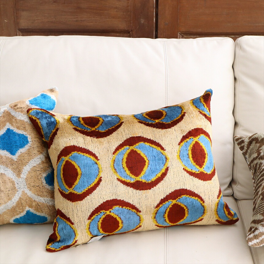 楽天市場】【15%OFFクーポン対象】アトラス(イカット・絣) クッション