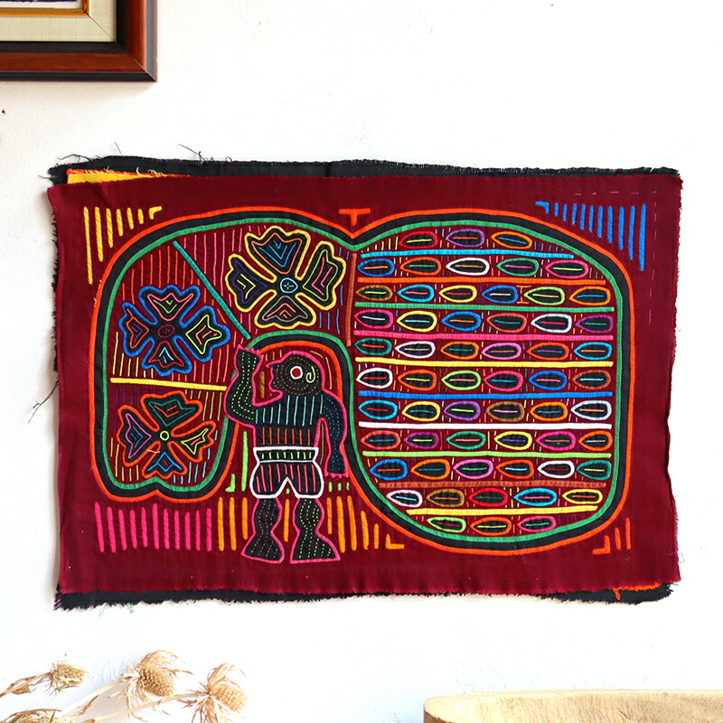 【楽天市場】アフリカの泥染布 Mud Cloth Mali, African textile 53x43 