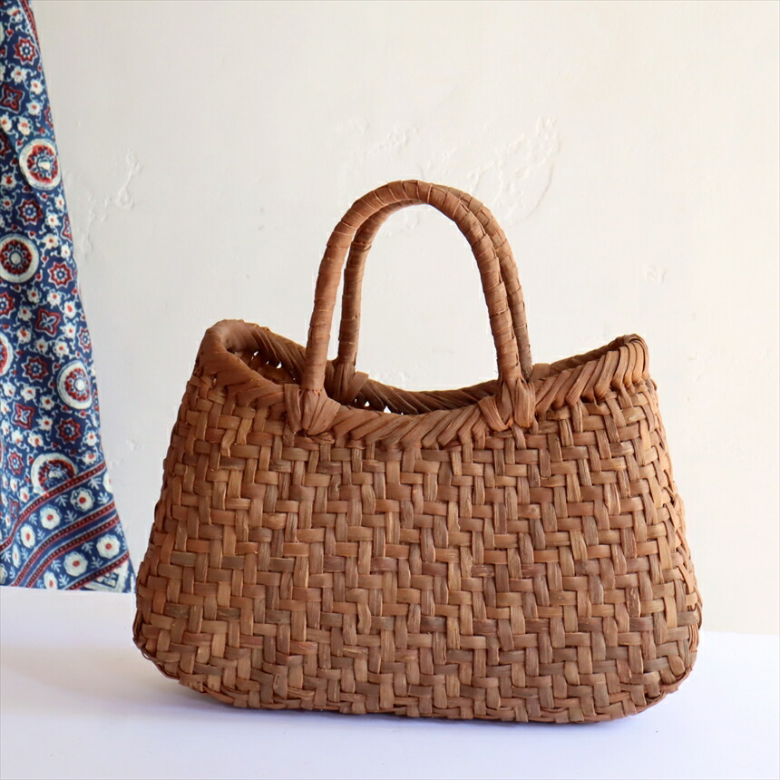 楽天市場】【10%OFFクーポン対象品】山葡萄 カゴバッグ 六角細工