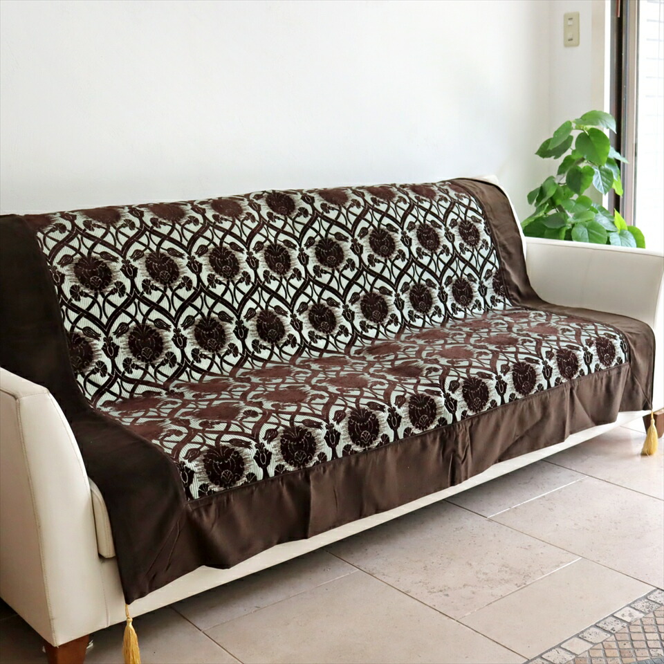 楽天市場】マルチカバー・ヴァレンス/バイオレット160cm正方形・トルコ