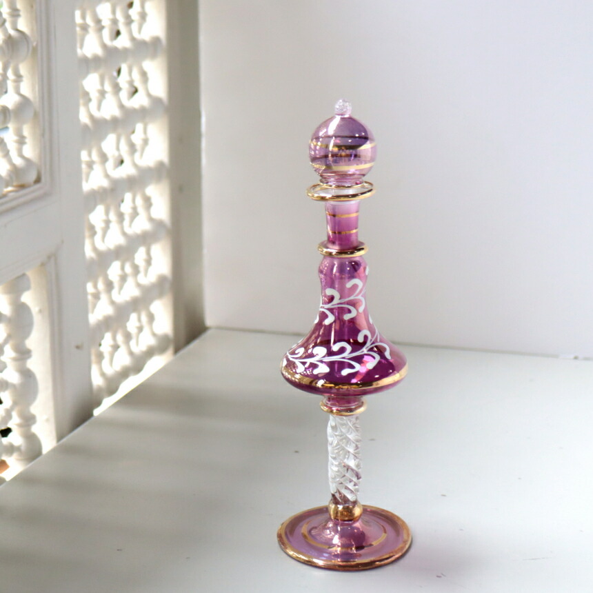 エジプトガラス　ガラス　花瓶　おしゃれ　希少　紫　ピンク　美品 楽天市場】エジプト香水瓶・手吹きガラスの工芸品/ラクダ3頭