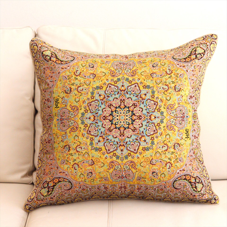 楽天市場】ギャッベクッションカバー40cmサイズ/イラン製手織り レッド