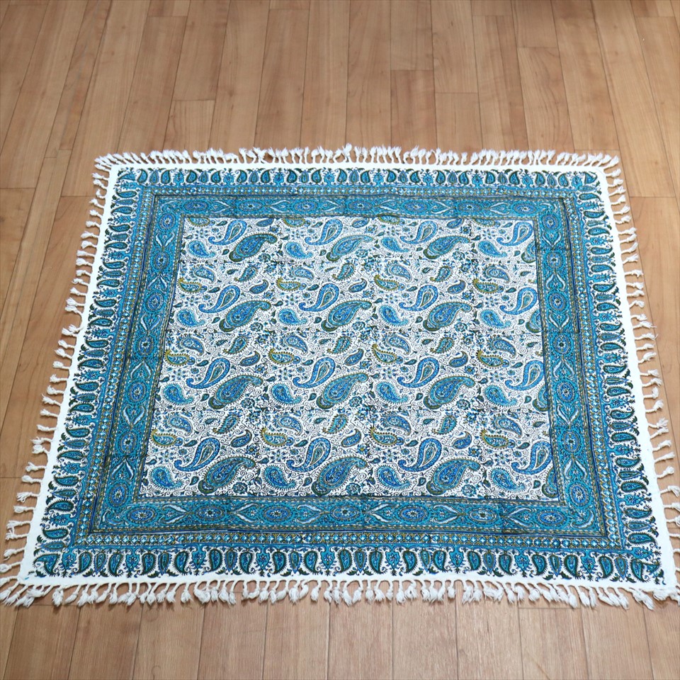 イラン(ペルシア)更紗−55 楽天市場】ペルシャ更紗 ガラムカール イラン手染布 261×208cm ブルー