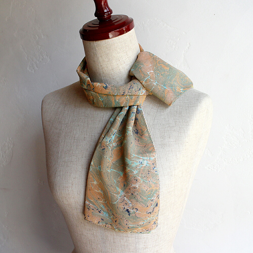 カール・ラガーフェルド 大判スカーフ 85×85 シルク100％ 希少 Vintage