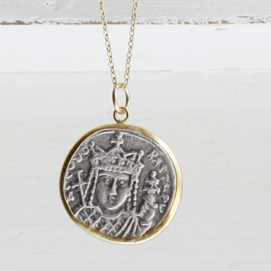 古代ローマペンダント 楽天市場】【中古】 K18 古代ローマ コイン ペンダントトップ