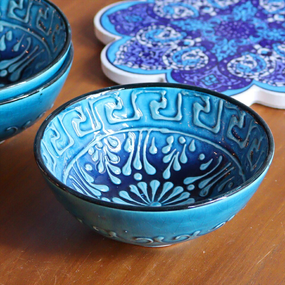 楽天市場】【15%OFFクーポン対象】トルコ製ボウル(手描きキュタフヤ