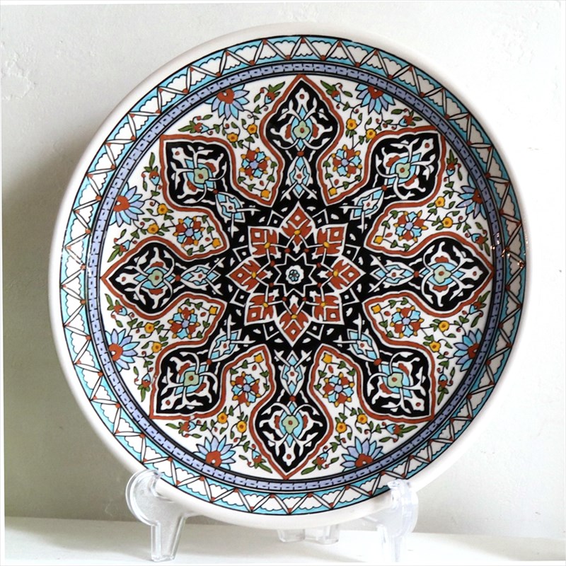 キュタフヤ（ＫＵＴＡＨＹＡ）陶器の手作り壁プレート キュタフヤ（KUTAHYA）陶器の手作り壁プレート