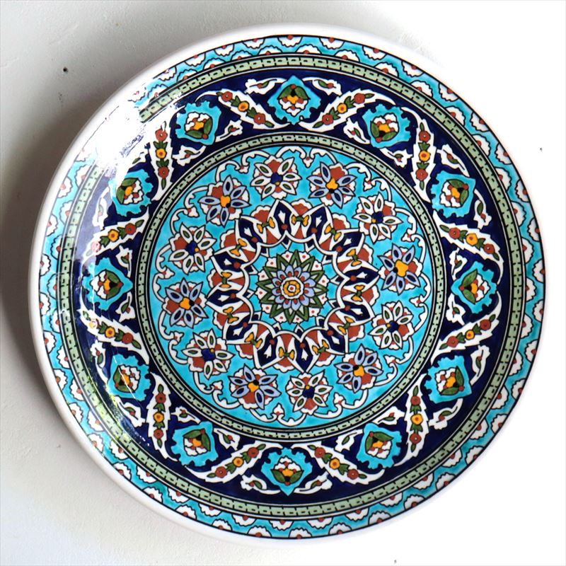 トルコ製/手描き・陶器・絵皿・プレート18cm２枚 楽天市場】【15%OFFクーポン対象品】トルコ 手書き絵皿 直径32.5
