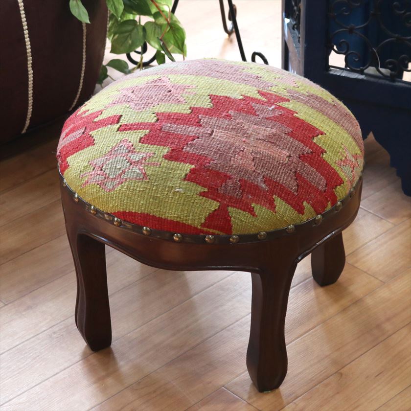キリム　スツール　丸型　トルコ　キリム キリム スツール 丸型 トルコ キリム キリム スツール 丸型 トルコ