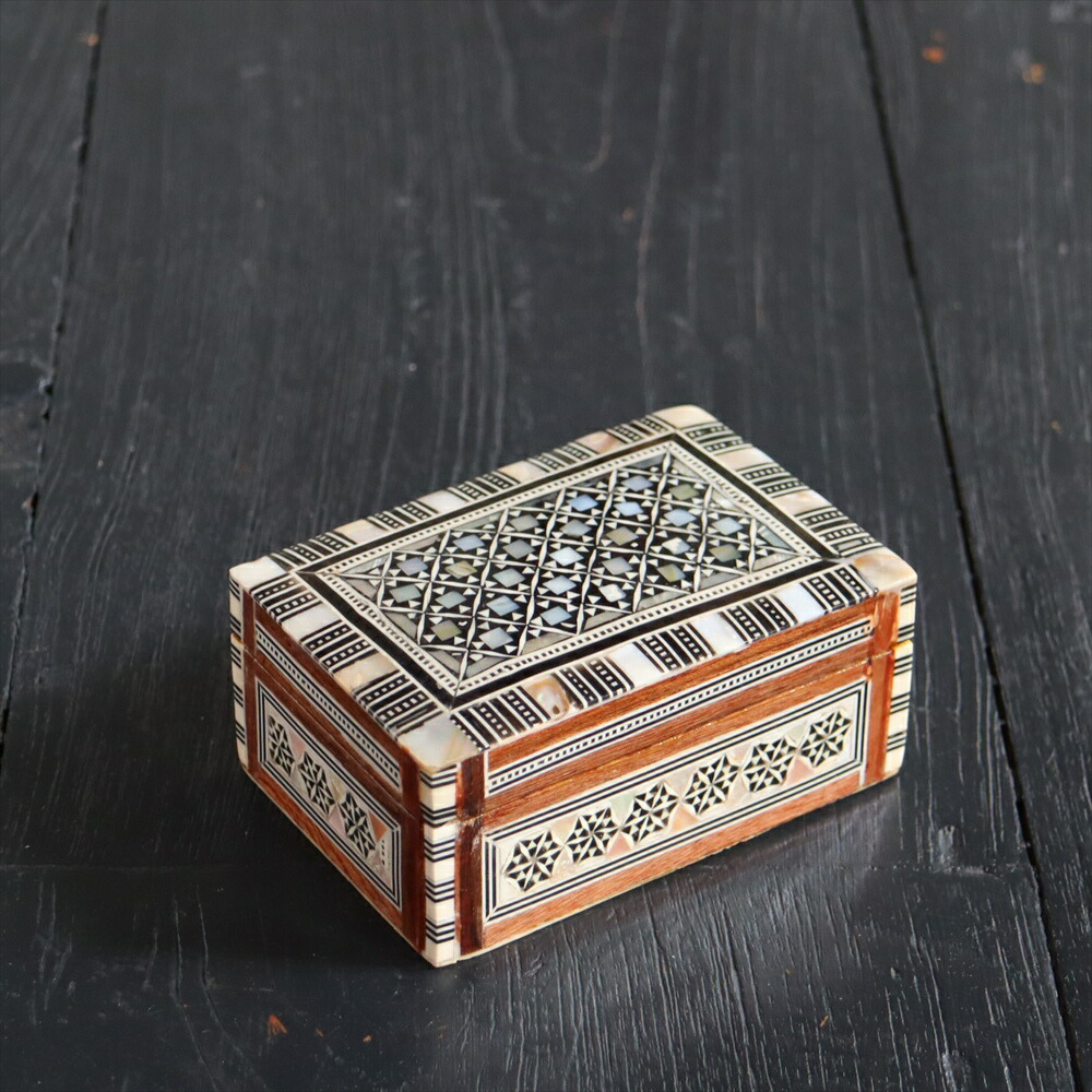 【10%OFFクーポン対象】Mother of Pearl エジプト螺鈿のジュエリーボックス