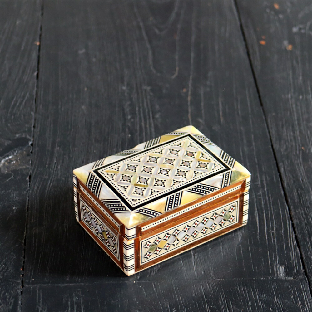 螺鈿装飾　ジュエリーボックス 螺鈿の高級ジュエリーボックス小・韓国高級螺鈿宝石箱-牡丹 名刺入