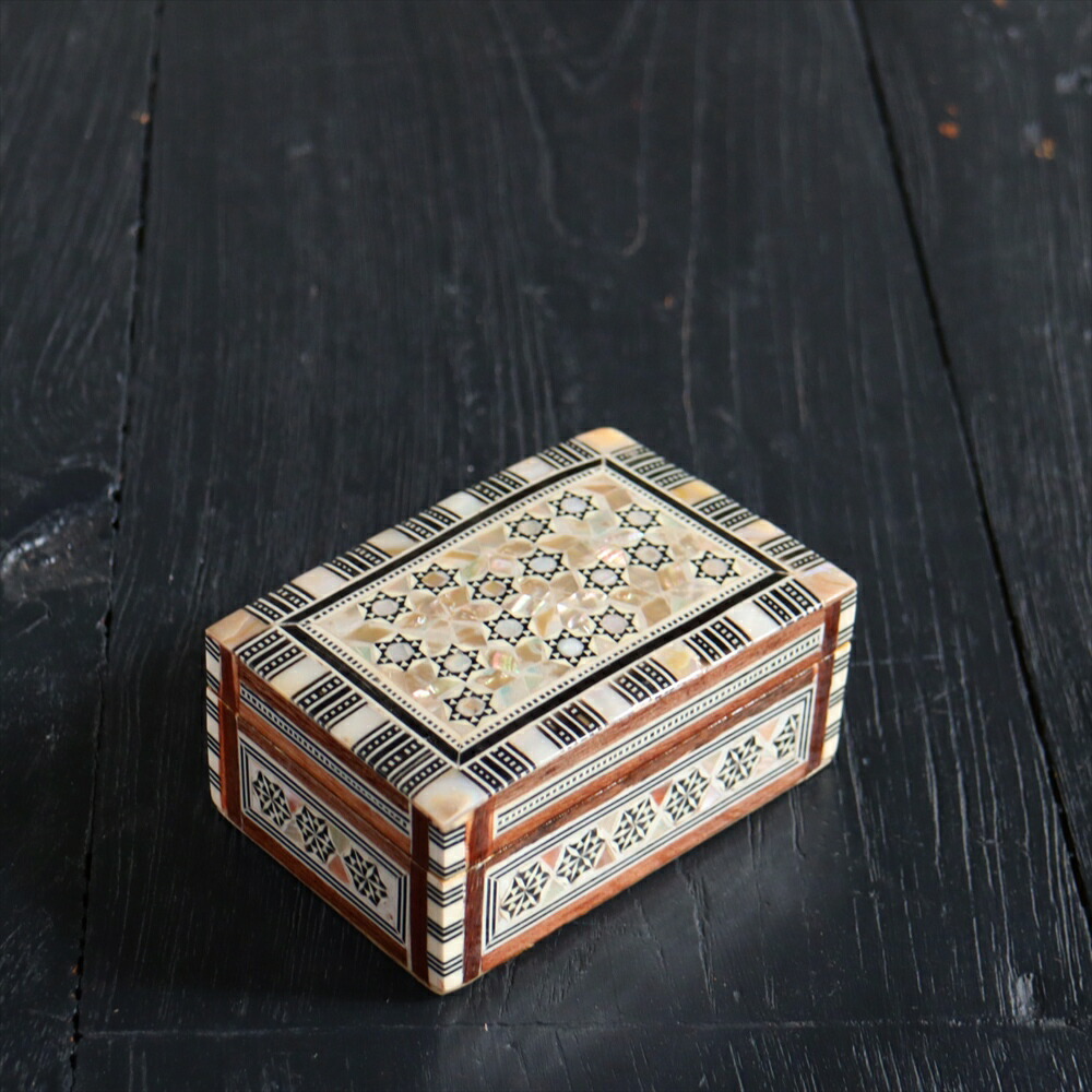 【10%OFFクーポン対象】Mother of Pearl エジプト螺鈿のジュエリーボックス