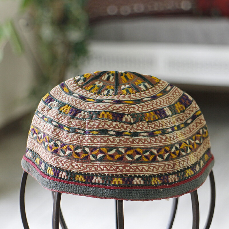 【一点限り】テルペク　トルクメニスタン公式ショップ　ボリュームたっぷりの羊毛帽子 一点限り】テルペク トルクメニスタン公式ショップ ボリューム