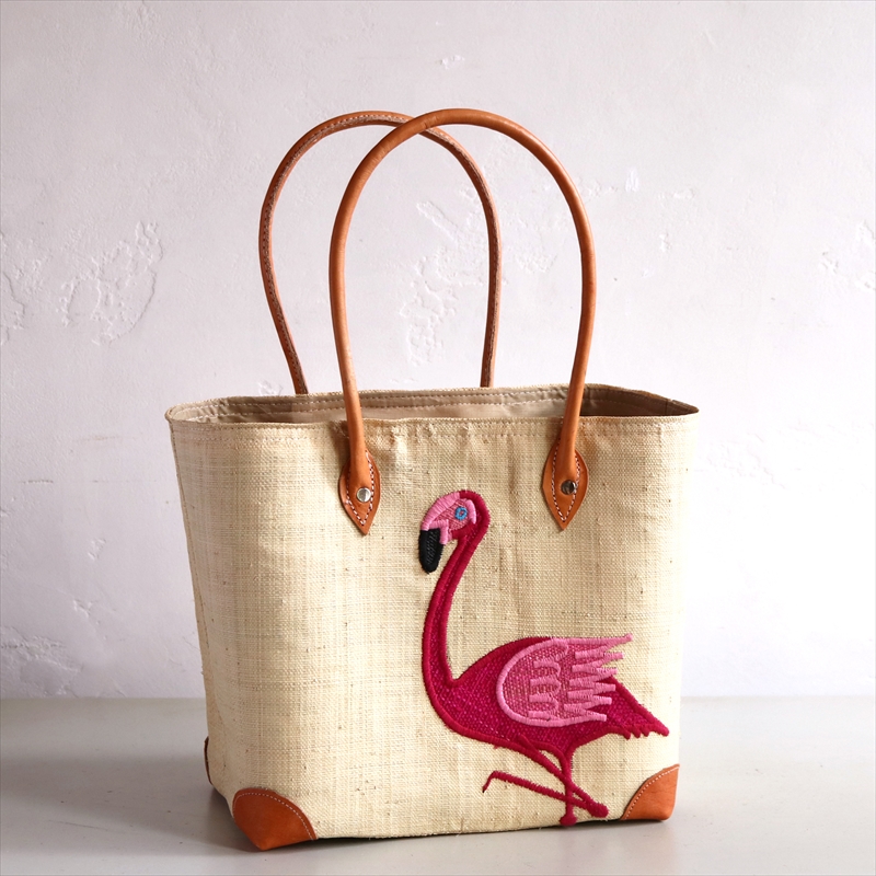 楽天市場】マダガスカル ラフィアのバッグ Lサイズフレンチ マルシェ