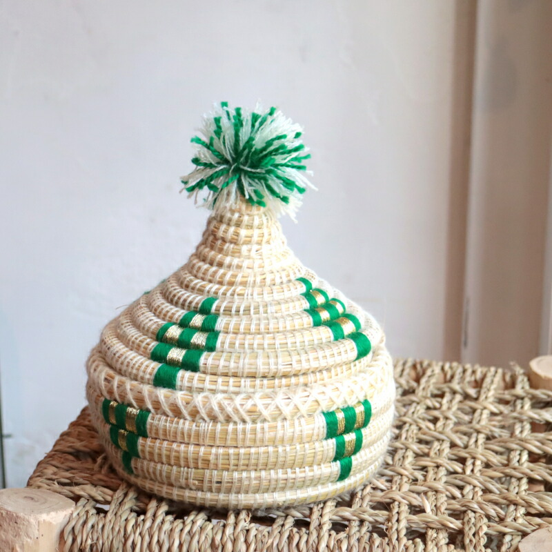 モロッコ  タジン　バスケット 楽天市場】モロッコ バスケット とんがり タジン型 バスケットブルーの