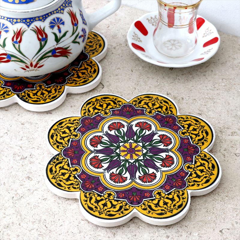 セラミックタイル　トルコ製　ブルー　VENESSA SERAMIK トルコ陶器】『Venessa Seramik』【トルコ6日間旅行日記