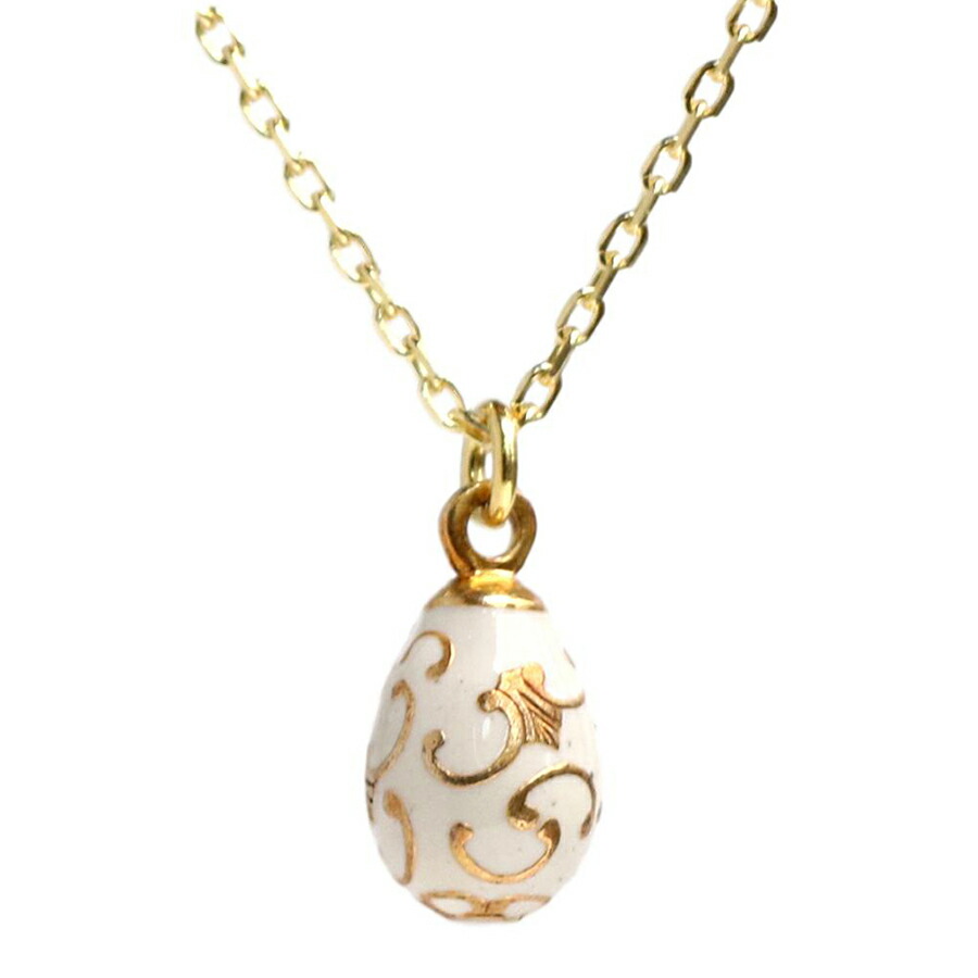 国際ブランド イースターエッグ シルバーペンダント ミニサイズ ロシア製アイヴィ ホワイト 驚きの値段 Www Kioskogaleria Com