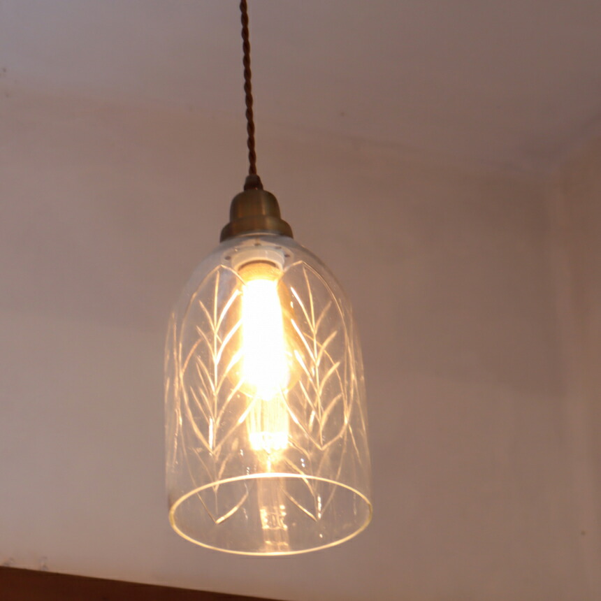 楽天市場】コロニアルスタイルガラスランプ 直径36cm 全長130.5cm