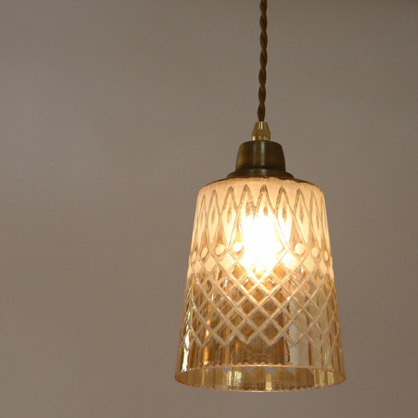 楽天市場】コロニアルスタイルガラスランプ 直径36cm 全長130.5