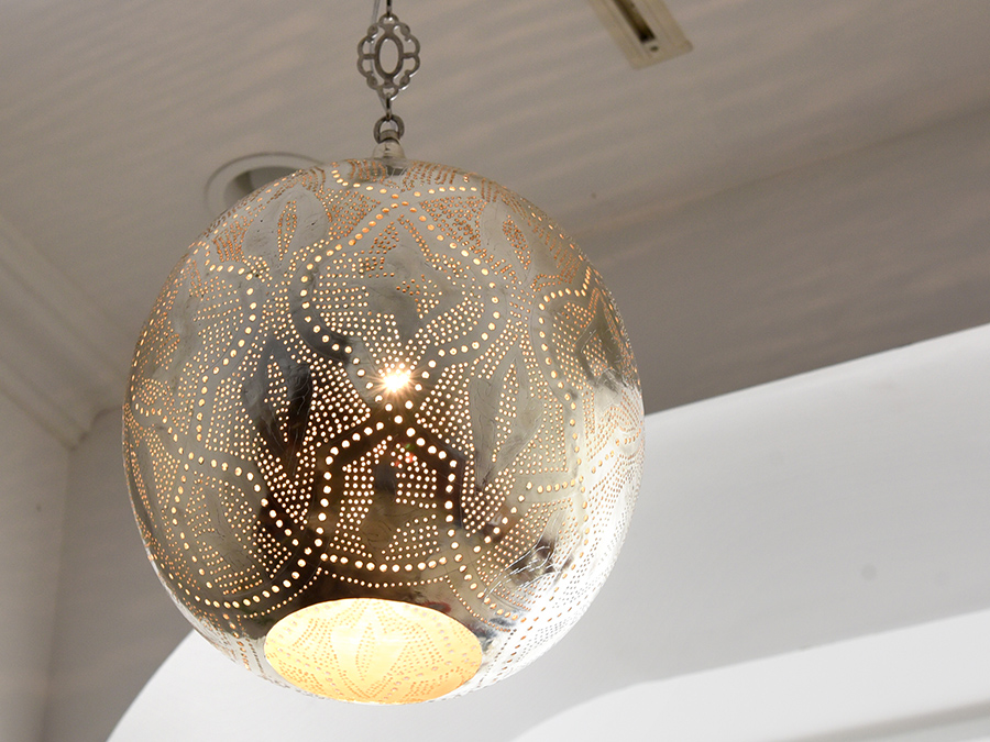 モロッコ発火物 Moroccan Metal Shade Lamps メタル日陰 ペンダントランプ アラブ連合共和国製 31cm灰色合い色 藕 E26種 40w 輝き白熱電球幸運 Birdtheartist Co Uk