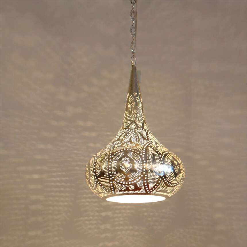 【10%OFFクーポン対象】モロッコランプ メタルシェード　ペンダントランプパゴダ形/Pagoda ロータス　Moroccan Metal shade Lamps 32,890円