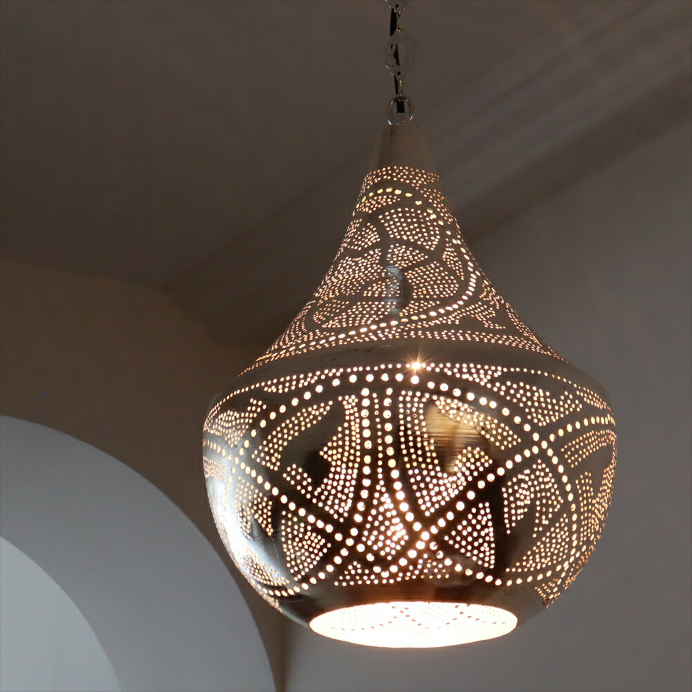 【10%OFFクーポン対象】モロッコランプ/Moroccan Metal shade Lamps メタルシェード・ペンダントランプ エジプト製/Tajineタジン