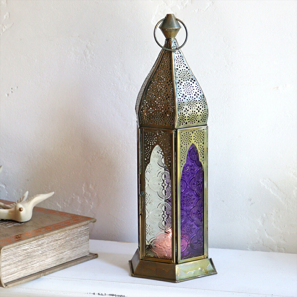 楽天市場】モロッコランタン・キャンドルホルダー 高さ35cm