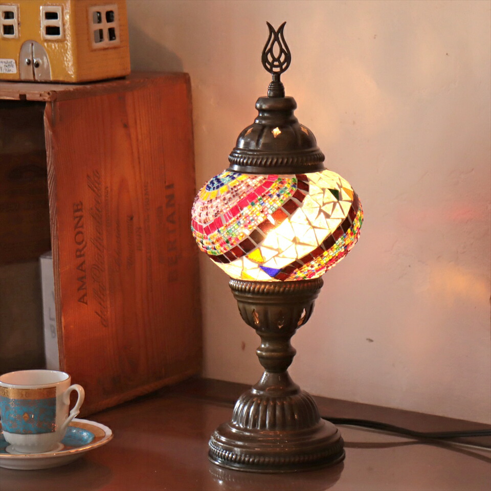 楽天市場】【10%OFFクーポン対象】トルコランプ モザイクテーブル