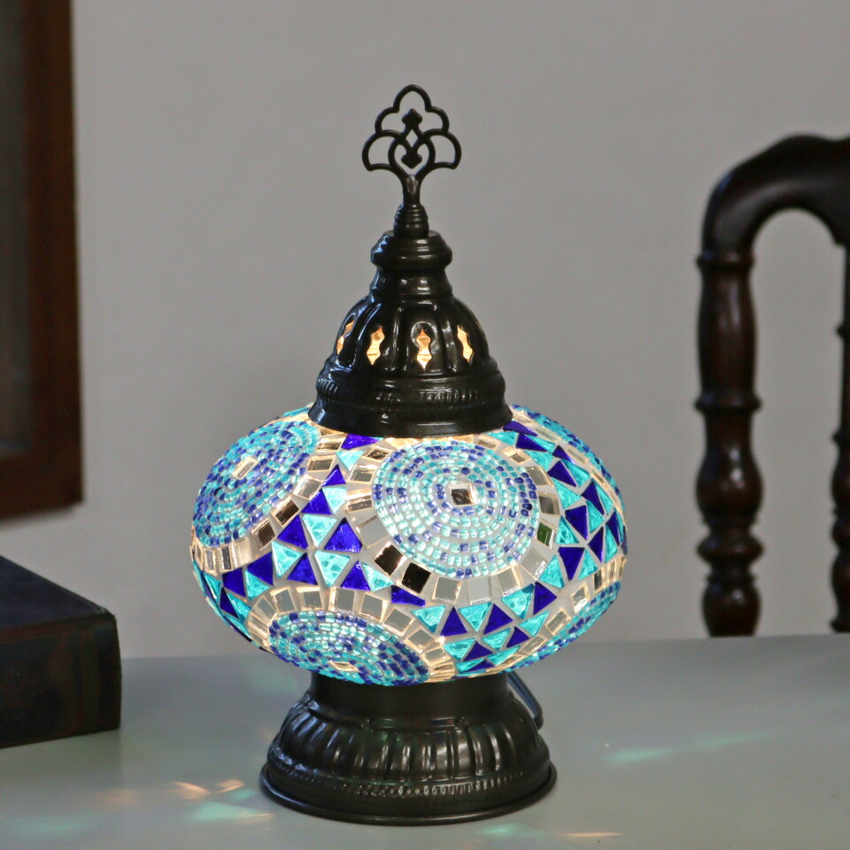 楽天市場】【10%OFFクーポン対象品】トルコランプ モザイクテーブル