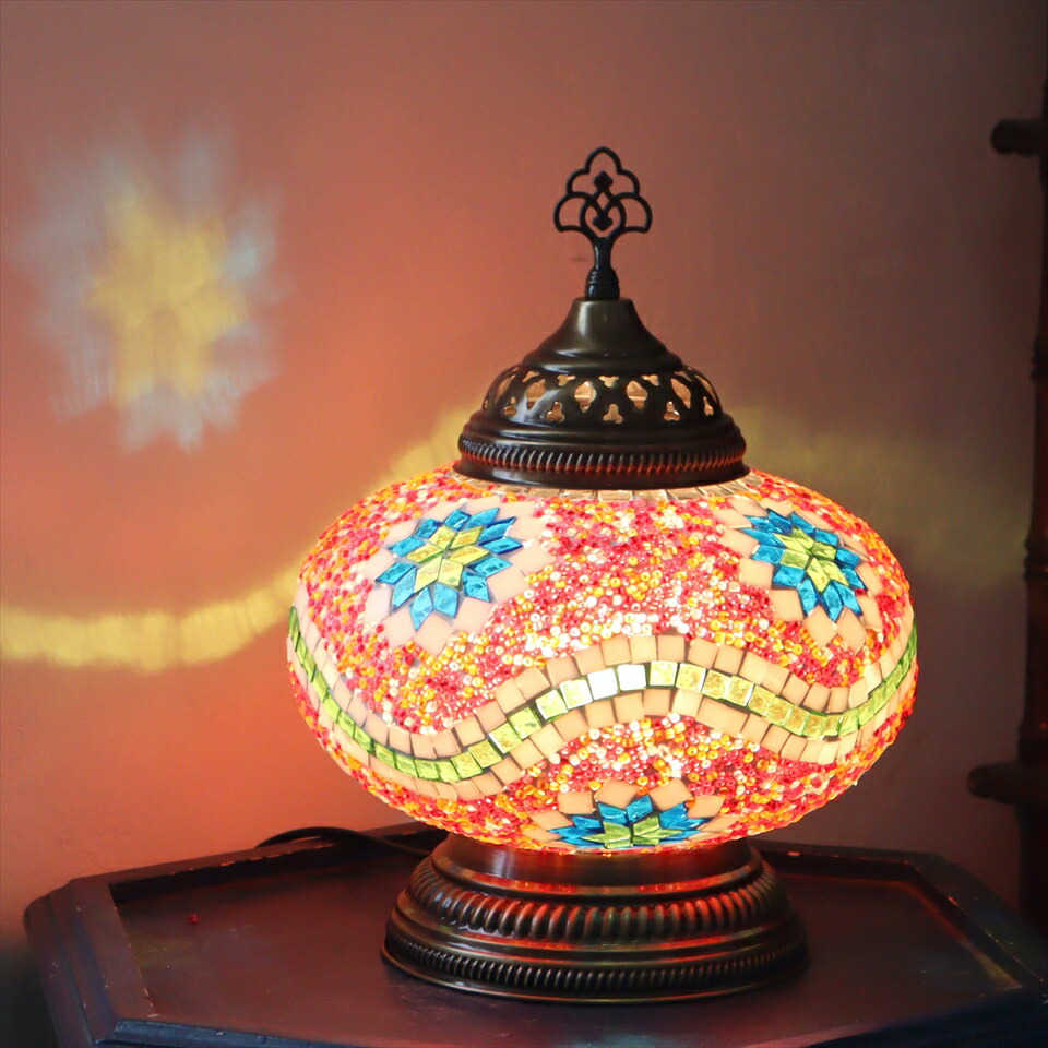 楽天市場】【10%OFFクーポン対象品】トルコランプ モザイクランプ