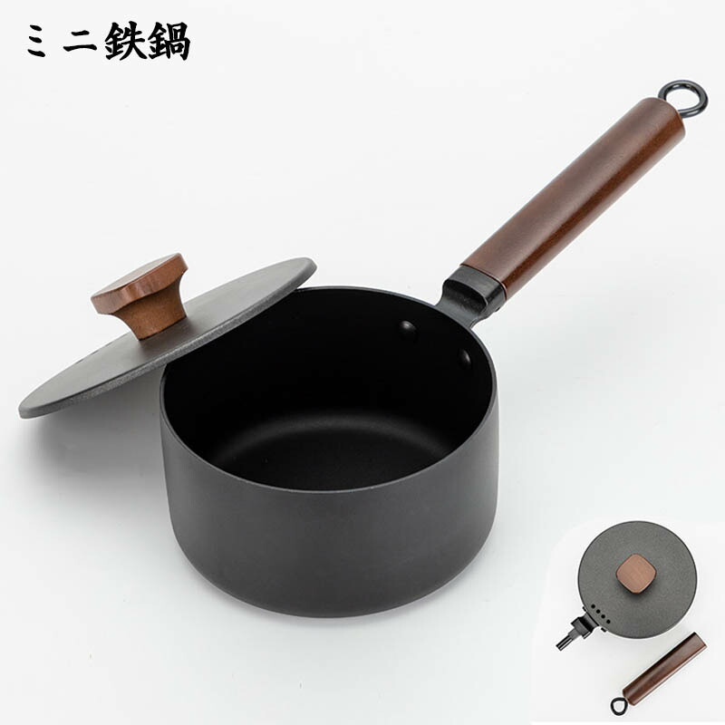 楽天市場】片手鍋 16cm シリコン コーティング 鉄鍋 IH ガス 直火 片手