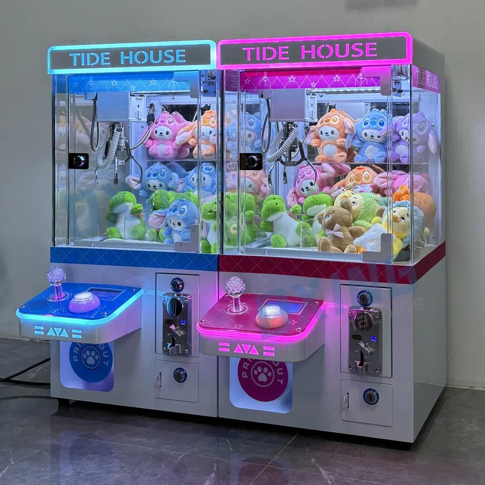 小型家用商用コイン式クレーンゲーム ミニぬいぐるみキャッチャー機 キャッチャー機 キッズ パーティ 子ども ゲーム