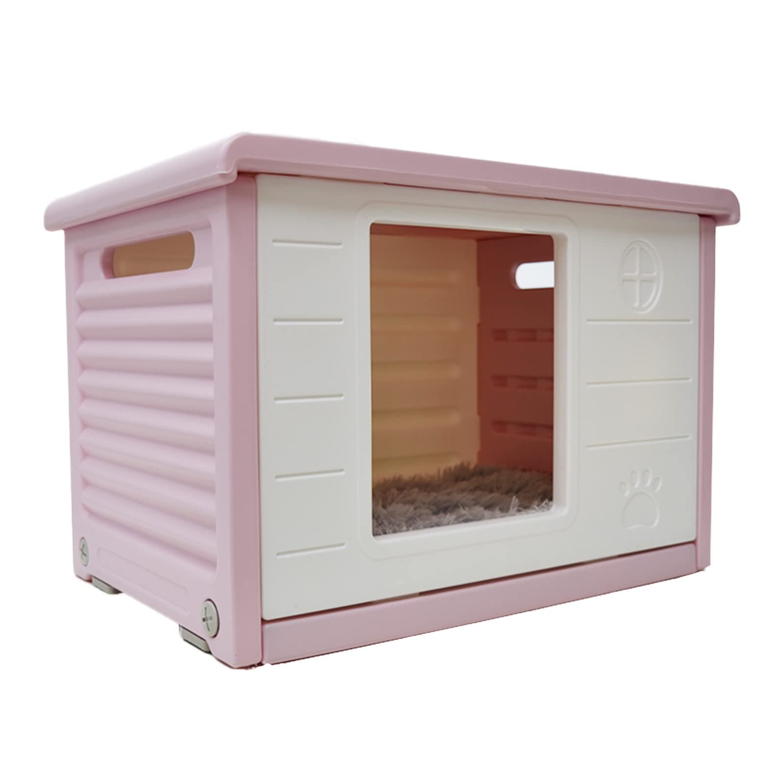 野良猫 ハウス 雨除け 犬小屋 室外 キャットハウス 毛布付き 通気性 防寒 雨よけ 小型犬 猫 屋外 防風 防雨 換気 組立簡単 洗え