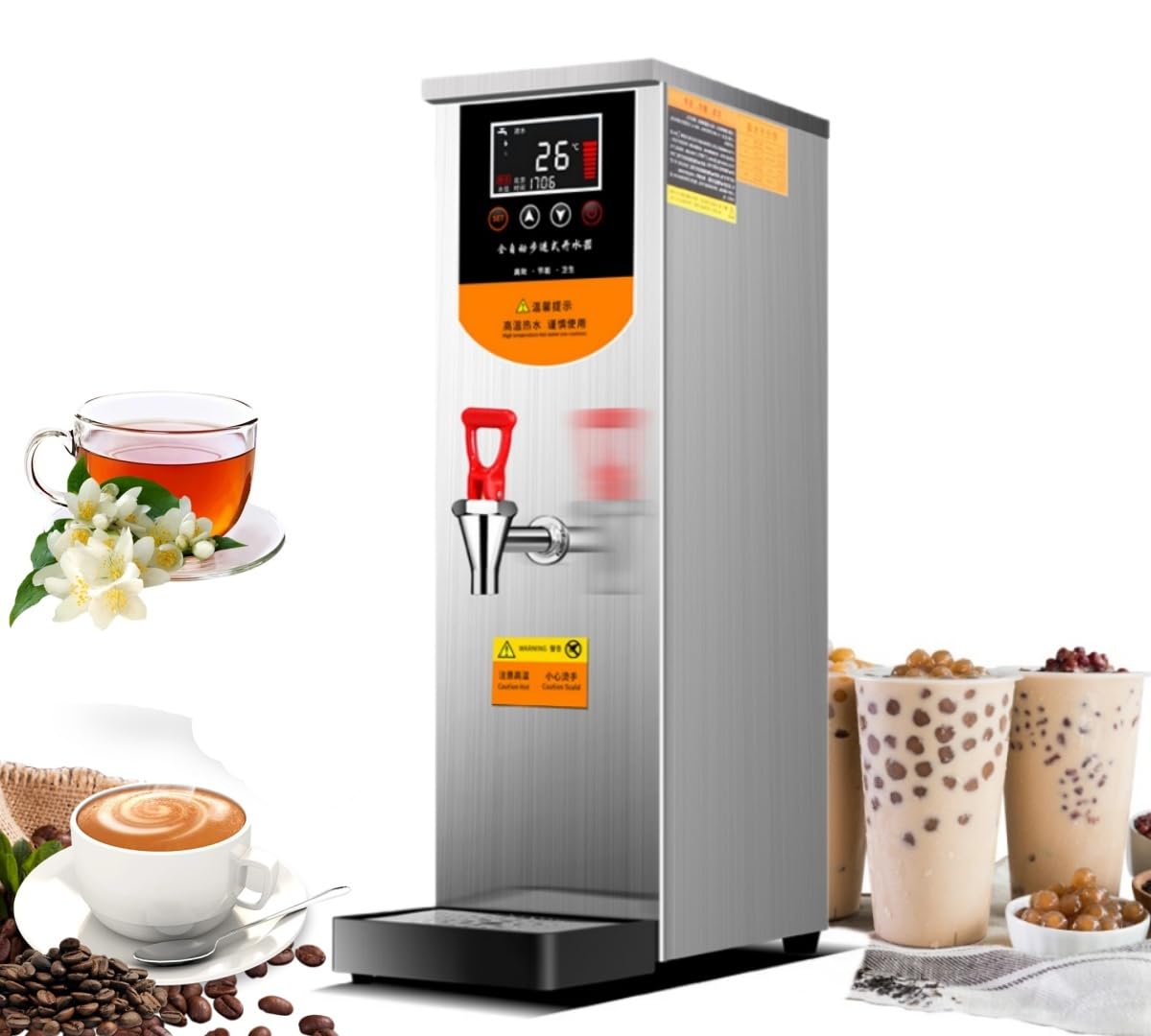 電気温水器 小型湯沸かし器 定格容量15L 2200W 50L / h 給湯専用お茶?コーヒー? タピオカミルクティー豆乳 ジュース など業務用|キミアイ商事