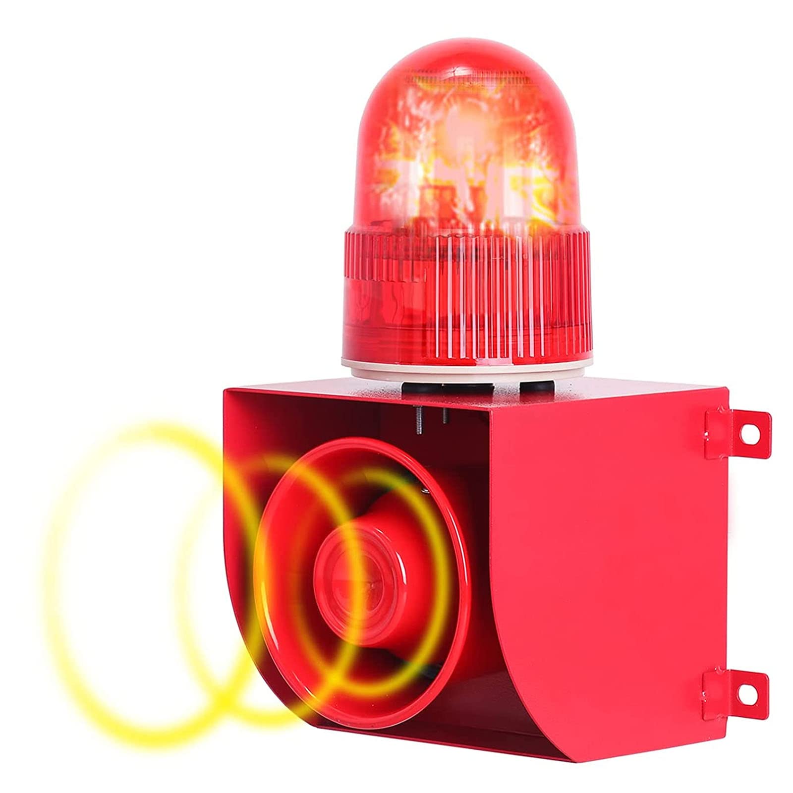 工場 建設現場 警告灯 安全 誘導 防犯 ライト LEDサイレン 信号ランプ 点滅ライト 120dB 防水?防塵 火災警報器 屋外 防犯警報器