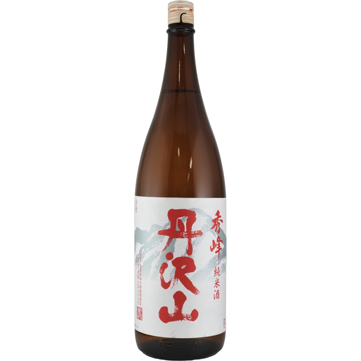 丹沢山 秀峰 2回火入れ 純米 1800ml 川西屋酒造店 日本酒 神奈川県
